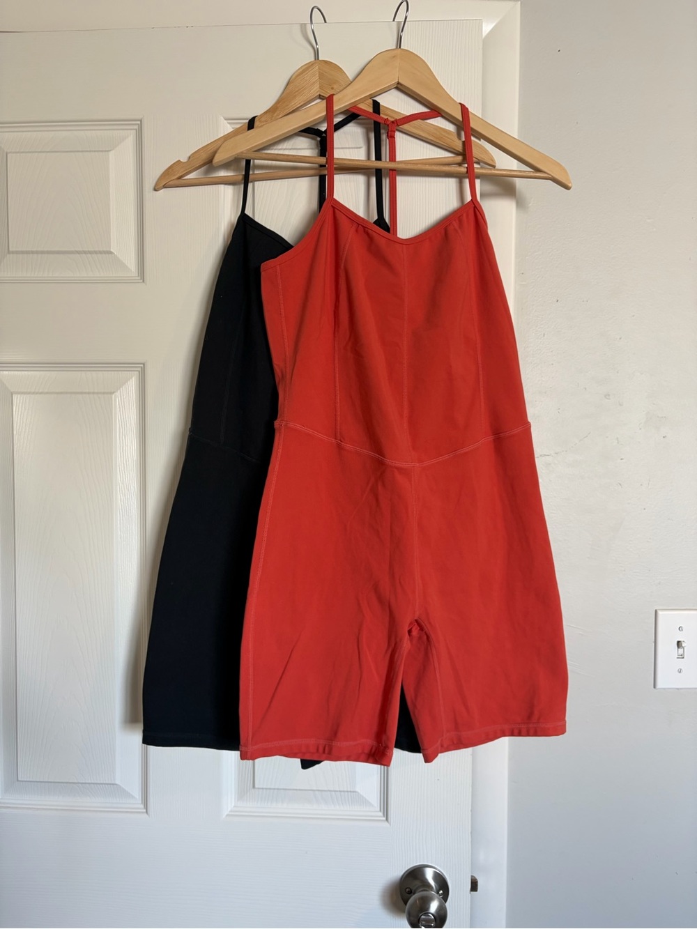 BUNDLE: Carly Jean Los Angeles Black & Red Spaghetti-Strap Activewear